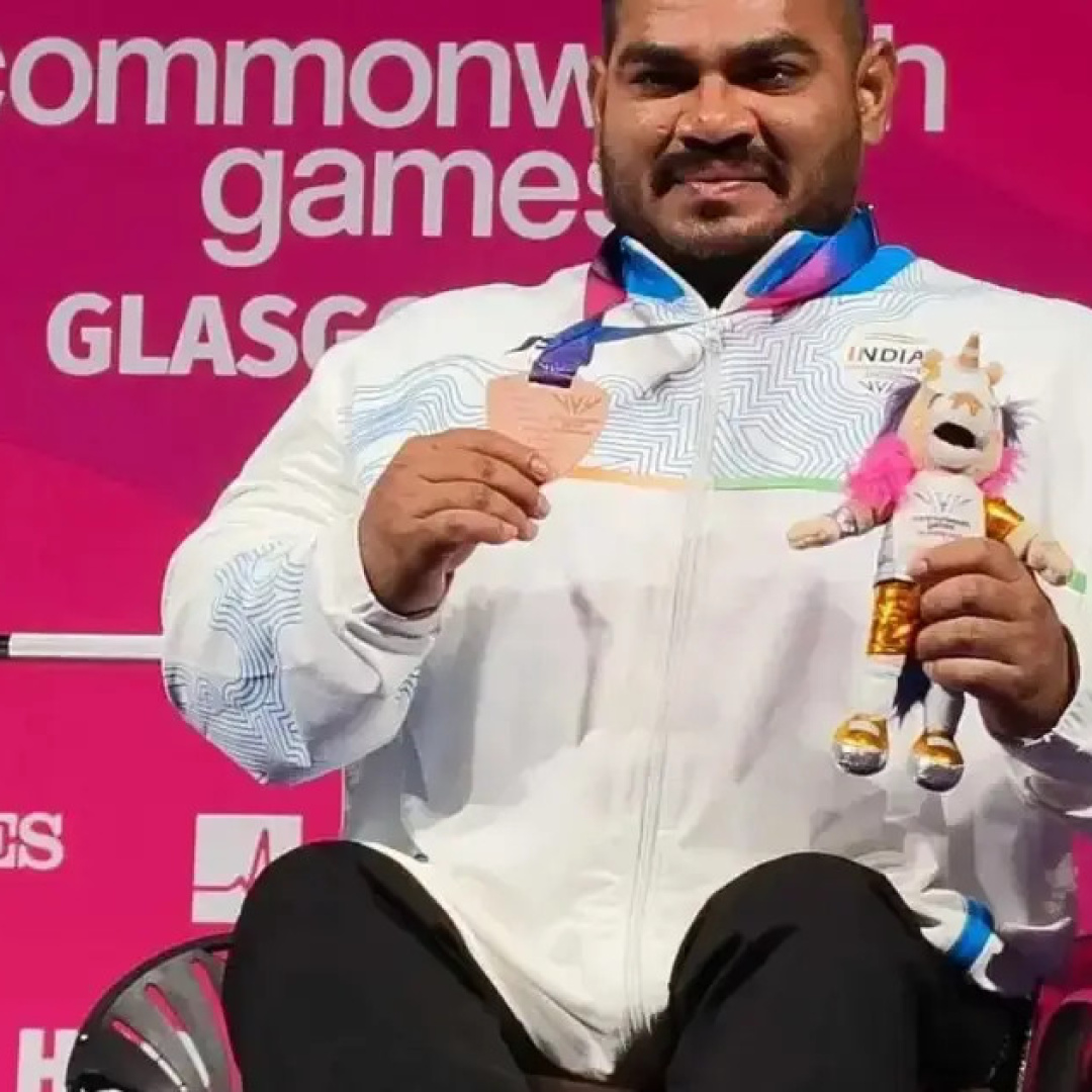 Jhandu Kumar Wins Bronze in Para Powerlifting at Commonwealth Games