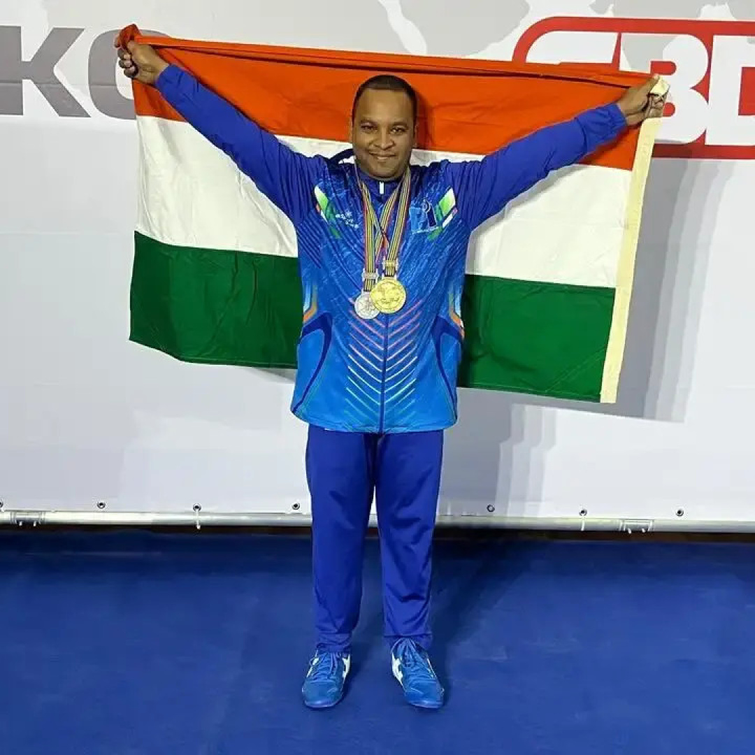 Jaideep Sahu Clinches Gold at International Powerlifting Championship